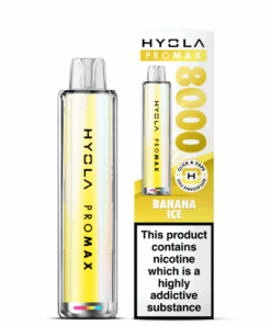 Hyola Pro Max 8000 pod vape kit 10ml – Banana Ice
