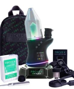 Focus V Carta 2 Full Kit: E-Rig, Case, Wireless Charger, and Dry Herb Tank