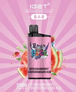 IGET Bar 3500 Puffs Strawberry Watermelon Ice