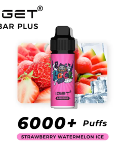 Strawberry Watermelon Ice – IGET Bar Plus 6000 Puffs