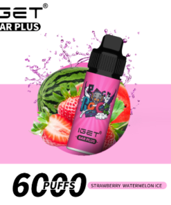 Alternative view of Strawberry Watermelon Ice – IGET Bar Plus 6000 Puffs