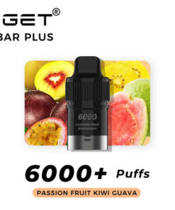 Passion Fruit Kiwi Guava – IGET Bar Plus Pod 6000 Puffs