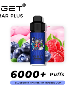 Blueberry Raspberry Bubble Gum – IGET Bar Plus 6000 Puffs