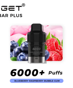 Blueberry Raspberry Bubble Gum – IGET Bar Plus Pod 6000 Puffs