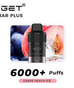 Grape Peach lce – IGET Bar Plus Pod 6000 Puffs