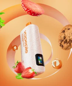 Vapepie Powergo 9800 Puffs Strawberry Cookie