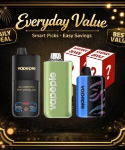 VAPEPIE 5-IN-1 PREMIUM LONG-POWER MYSTERY PACK 3 STAR MODELS + 2 SURPRISE PICKS