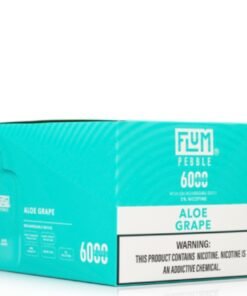 Alternative view of Flum Pebble Aloe Grape 6000 puffs (10 pack)