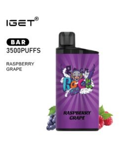 IGET BAR RASPBERRY GRAPE 3500 PUFFS