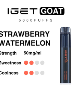 Alternative view of IGET Goat 5000 Puffs – Strawberry Watermelon