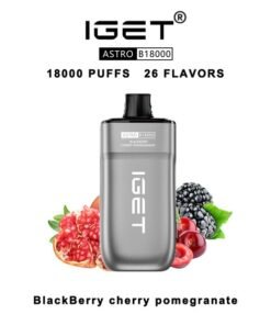 IGET Astro Disposable Vape 18000 Puffs – Blackberry Cherry Pomegranate