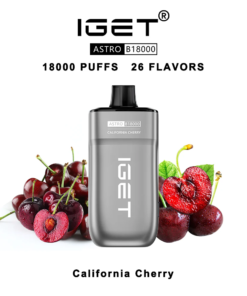 IGET Astro Disposable Vape 18000 Puffs – California Cherry