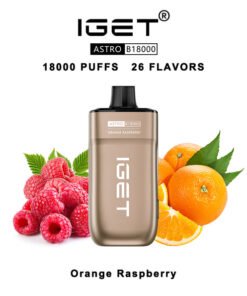 IGET Astro Disposable Vape 18000 Puffs – Orange Raspberry