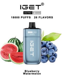 IGET Astro Disposable Vape 18000 Puffs – Blueberry Watermelon