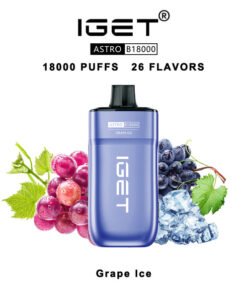 IGET Astro Disposable Vape 18000 Puffs – Grape Ice