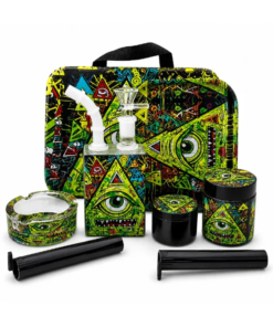 Juicy Box Smoking Set- Neon Triangle Terror
