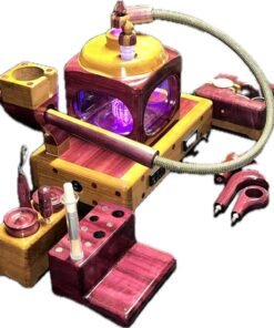 Alternative view of Wired/Wireless Mega Cell with Dual PID Bundle in Purpleheart and Honey Locust by The Club
