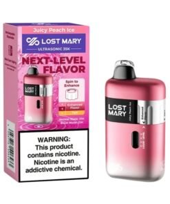 Lost Mary Ultrasonic 35K Puff -Juicy Peach Ice  Disposable Vape