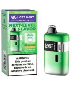 Lost Mary Ultrasonic 35K Puff – Sour Apple Ice Disposable Vape