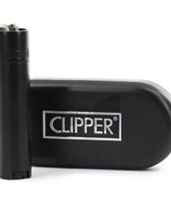Clipper Metal Flint Lighter – Black Matt
