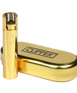 Clipper Metal Flint Lighter – Gold