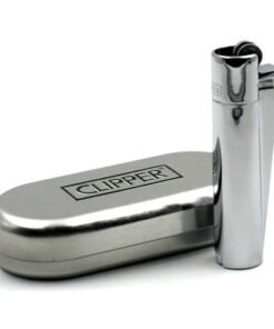 Clipper Metal Flint Lighter – Silver