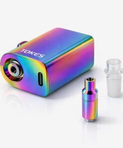 Alternative view of BLO Tokes: Rainbow – Portable Enail for Dab Rigs