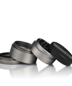 Alternative view of 4pc Solid Body Grinder *Gunmetal* 2.5 inch