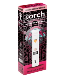 Cosmic Cherry Gelato Torch Mind Melt Mushroom x THC-A Blend White Series Vape 3.5G