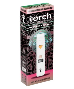 Watermelon Wizard Torch Mind Melt Mushroom x THC-A Blend White Series Vape 3.5G