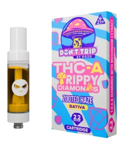 Zooted Haze Don’t Trip by Dozo THC-A Trippy Diamonds Cartridge 2.2G