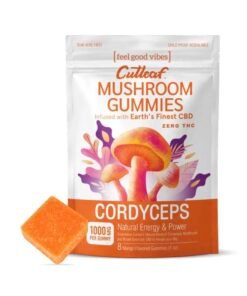 Cordyceps Cutleaf Mushroom Gummies Zero THC 1000mg