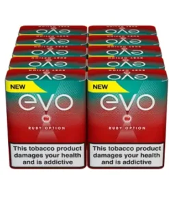 Ploom EVO Tobacco Sticks Ruby Option x 10 (Carton) (200 Sticks)