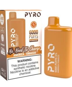 PYRO 6000 Puffs American Tobacco