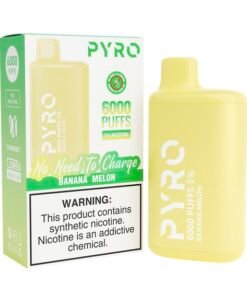 PYRO 6000 PUFF Banana Melon