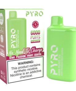 PYRO 6000 PUFF Kiwi Passionfruit Guava