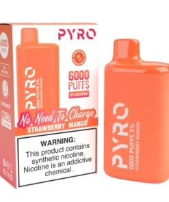 PYRO 6000 PUFF Strawberry Mango