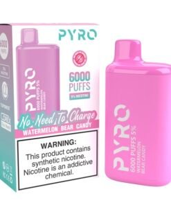 PYRO 6000 PUFF Watermelon Bear Candy
