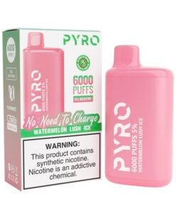 PYRO 6000 PUFF Watermelon Lush Ice