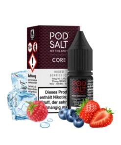 Pod Salt Core – Mixed Berries Ice – 10 ml nicotine salt liquid