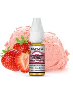 ELFLIQ Strawberry Ice Cream Nicotine Salt Liquid