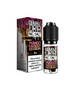 Mango Raspberry Ice Cream by Double Drip –10ml Nic Salt E-liquid