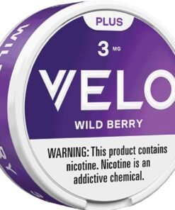 Velo Plus Nicotine Pouches Wild Berry – 5 Pack