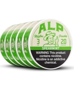 Alp spearmint nicotine pouches  – 5 Pack