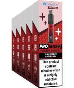 Hayati Pro Max Plus 6000 pod vape kit 5-pack