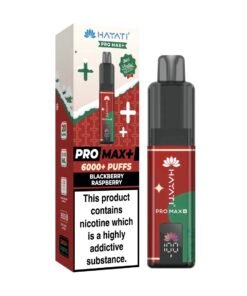 BLACKBERRY RASPBERRY HAYATI PRO MAX+ 6000 PUFFS KIT CHRISTMAS EDITION