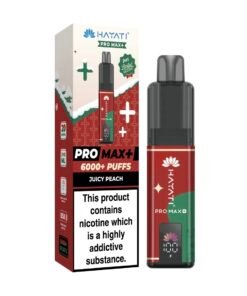 JUICY PEACH HAYATI PRO MAX+ 6000 PUFFS KIT CHRISTMAS EDITION