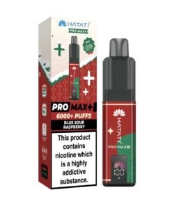 BLUE SOUR RASPBERRY HAYATI PRO MAX+ 6000 PUFFS KIT CHRISTMAS EDITION