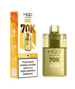 PINEAPPLE PEACH MANGO / PINEAPPLE ICE HQD GLOW AIR 70K PUFFS PREFILLED POD KIT