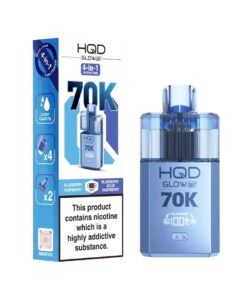 BLUEBERRY RASPBERRY / BLUE SOUR RASPBERRY HQD GLOW AIR 70K PUFFS PREFILLED POD KIT